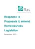 FLAC Response to Proposals to Amend Homelessness Legislation (November 2023)